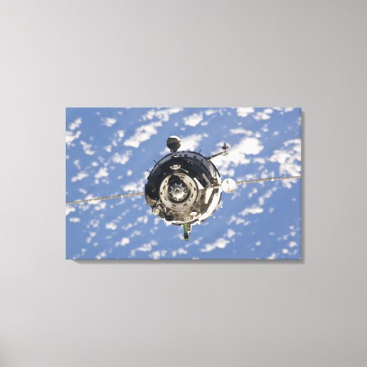 Het Soyuz TMA-01M-ruimtevaartuig Canvas Afdruk (Voorkant)