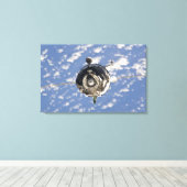 Het Soyuz TMA-01M-ruimtevaartuig Canvas Afdruk (Insitu (Houten vloer))
