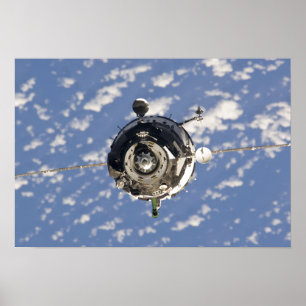 Het Soyuz TMA-01M-ruimtevaartuig Poster