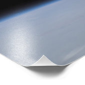 Het Soyuz TMA-11-ruimtevaartuig boven het aardoppe Foto Afdruk (Hoek)