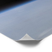 Het Soyuz TMA-11-ruimtevaartuig boven het aardoppe Poster (Hoek)