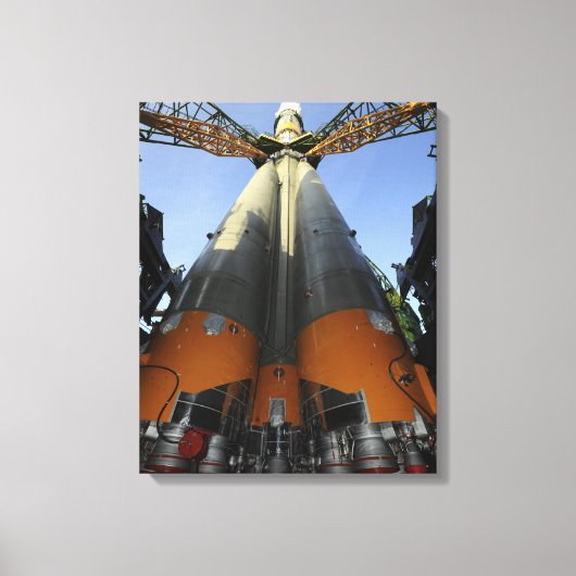 Het Soyuz TMA-13-ruimtevaartuig 2 Canvas Afdruk (Voorkant)