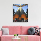 Het Soyuz TMA-13-ruimtevaartuig 2 Canvas Afdruk (Insitu (Woonkamer))