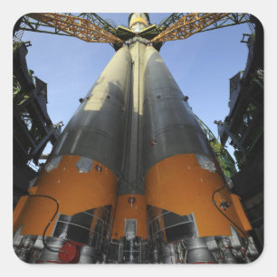 Het Soyuz TMA-13-ruimtevaartuig 2 Vierkante Sticker