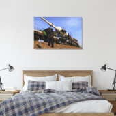 Het Soyuz TMA-13-ruimtevaartuig Canvas Afdruk (Insitu (Slaapkamer))