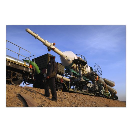 Het Soyuz TMA-13-ruimtevaartuig Foto Afdruk (Voorkant)