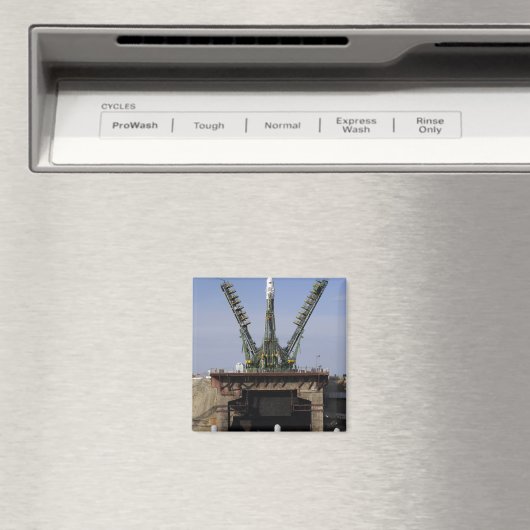 Het Soyuz TMA-13-ruimtevaartuig Magneet (Insitu (Vaatwasser))