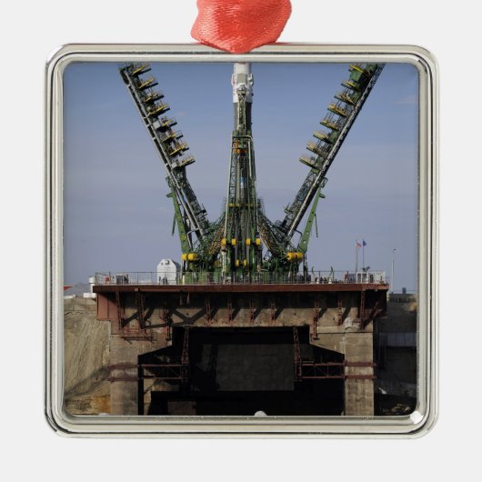 Het Soyuz TMA-13-ruimtevaartuig Metalen Ornament (Voorkant)