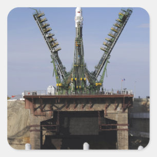 Het Soyuz TMA-13-ruimtevaartuig Vierkante Sticker