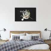 Het Soyuz TMA-17-ruimtevaartuig Canvas Afdruk (Insitu (Slaapkamer))