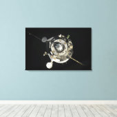 Het Soyuz TMA-17-ruimtevaartuig Canvas Afdruk (Insitu (Houten vloer))