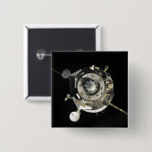 Het Soyuz TMA-17-ruimtevaartuig Vierkante Button 5,1 Cm (Voorkant /achterkant)