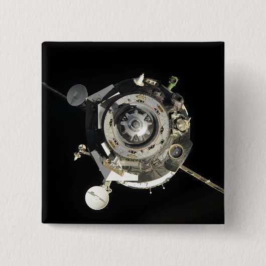 Het Soyuz TMA-17-ruimtevaartuig Vierkante Button 5,1 Cm (Voorkant)