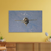 Het Soyuz TMA-19-ruimtevaartuig 2 Canvas Afdruk (Insitu (Woonkamer))