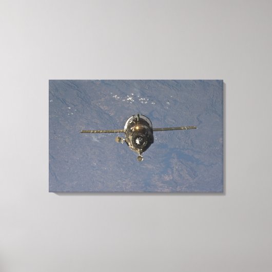 Het Soyuz TMA-19-ruimtevaartuig 2 Canvas Afdruk (Voorkant)