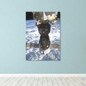 Het Soyuz TMA-19-ruimtevaartuig Canvas Afdruk (Insitu (Houten vloer))
