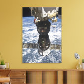 Het Soyuz TMA-19-ruimtevaartuig Canvas Afdruk (Insitu (Woonkamer))