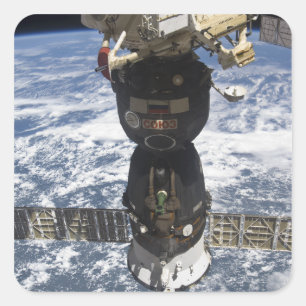 Het Soyuz TMA-19-ruimtevaartuig Vierkante Sticker