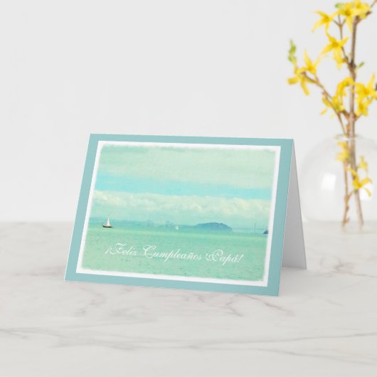 Het Spaans: De verjaardag van de papa van Kaart (Gele Bloem)