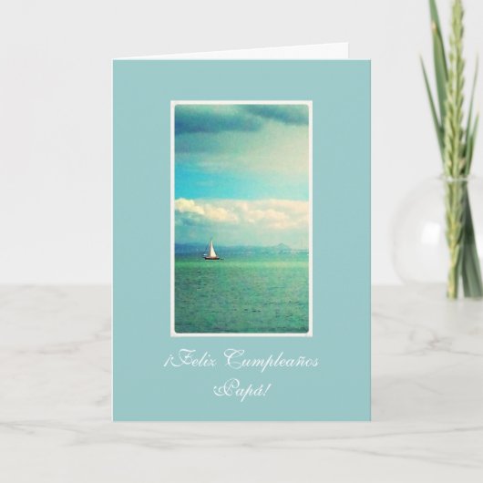 Het Spaans: De verjaardag van de papa van Kaart (Voorkant)