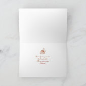 Het Spaans: De zegen van de Thanksgiving Feestdagen Kaart (Binnen)