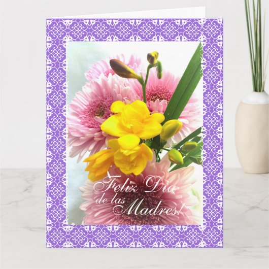 Het Spaans: Dia DE las madres LG Kaart (Voorkant)