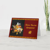 Het Spaans: Feliz Día del Guajalote! Feestdagen Kaart (Voorkant)