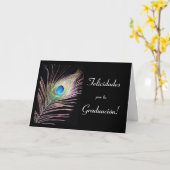 Het Spaans: Graduacion/Afstuderen Kaart (Gele Bloem)