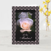 Het Spaans: Moederdag/Dia DE las madres Kaart (Gele Bloem)