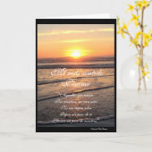 Het Spaans: puesta DE sol y poema Pesame/sympathie Kaart (Gele Bloem)