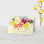 Het Spaans: Verjaardag Cumpleanos Kaart (Gele Bloem)