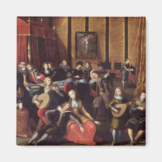 Het Spaanse concert of de Gallant Rest Magneet (Voorkant)