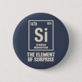 Het Spaanse element Ronde Button 5,7 Cm (Voorkant)