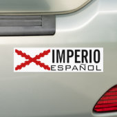 HET SPAANSE EMPIRE BUMPERSTICKER (Op auto)