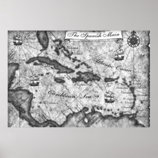 Het Spaanse hoofddoek Poster