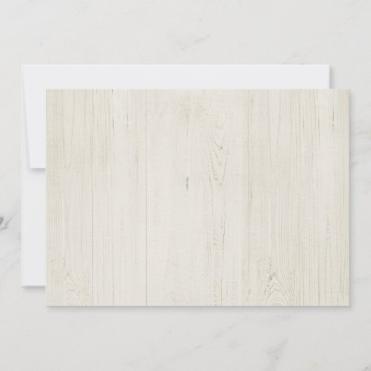 Het Spaanse huwelijk nodigt iedereen uit in één W- Kaart (Achterkant)