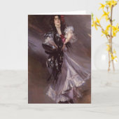 Het Spaanse Wenskaart van de Danser Kaart (Gele Bloem)