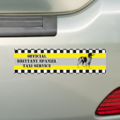 Het Spaniel van Bretagne Bumpersticker (Op auto)
