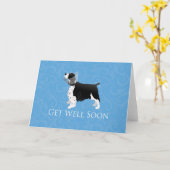 Het Spaniel van de aanzetsteen wordt goed spoedig Kaart (Gele Bloem)