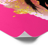 HET SPARKLEREN HORSE POSTER MET GEPERSONALISEERDE  (Hoek)