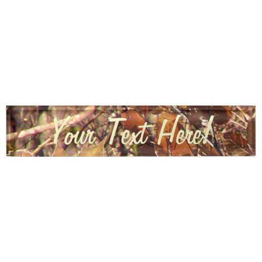 Het speciaal schilderen van Camouflage Camouflage  Naambordje (Voorkant)