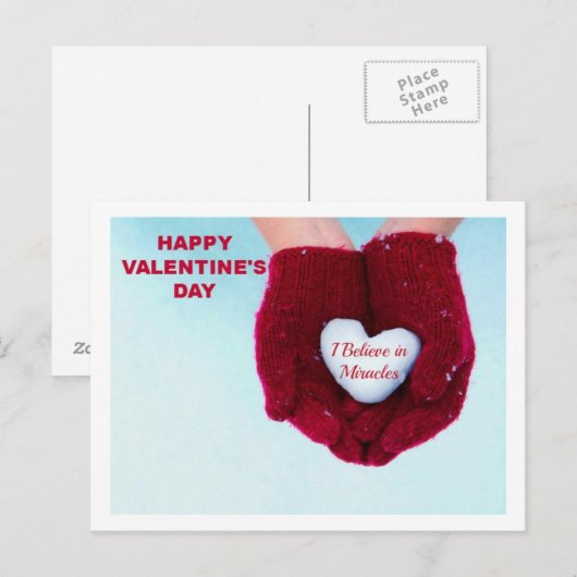 Het speciale Briefkaart van de Mirakelen van (Voorkant / Achterkant)