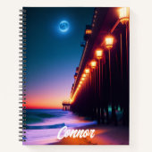 Het speciale Bullet Journal van de pier Moonlit Notitieboek (Voorkant)