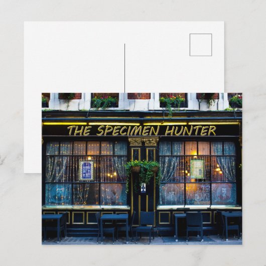 Het specimen Hunter Pub Briefkaart (Voorkant / Achterkant)