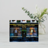 Het specimen Hunter Pub Folie Feestdagen Briefkaart (Staand Voorkant)
