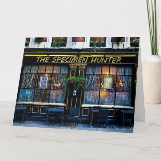 Het specimen Hunter Pub Kaart (Voorkant)