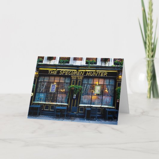 Het specimen Hunter Pub Kaart (Voorkant)