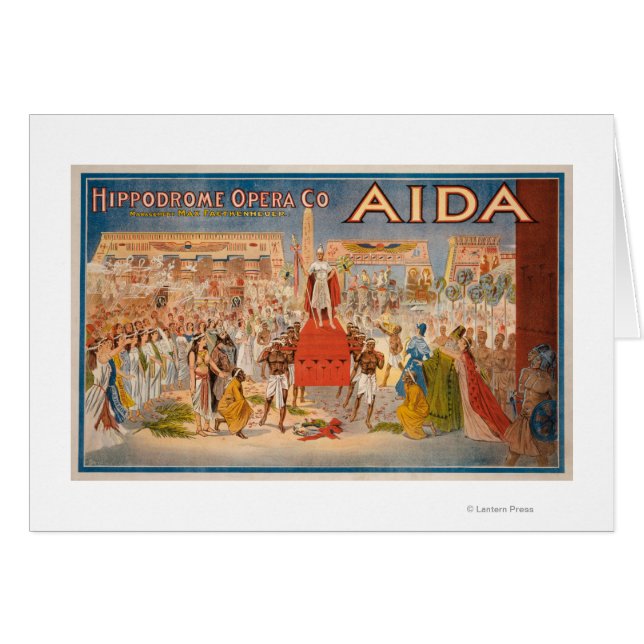 Het spectaculaire aida theatrisch Poster (Voorkant Horizontaal)