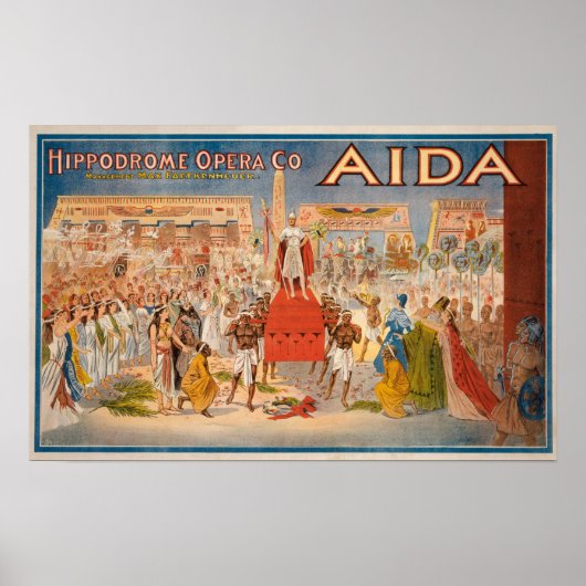 Het spectaculaire aida theatrisch Poster (Voorkant)