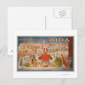 Het spectaculaire aida theatrisch Poster Briefkaart (Voorkant / Achterkant)